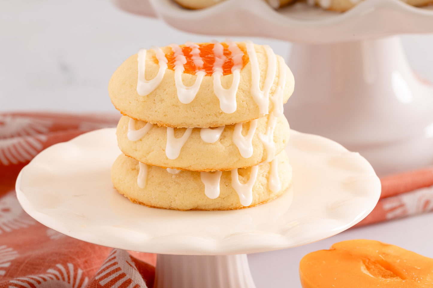 Apricot Jam & Thumbprint Cookies
