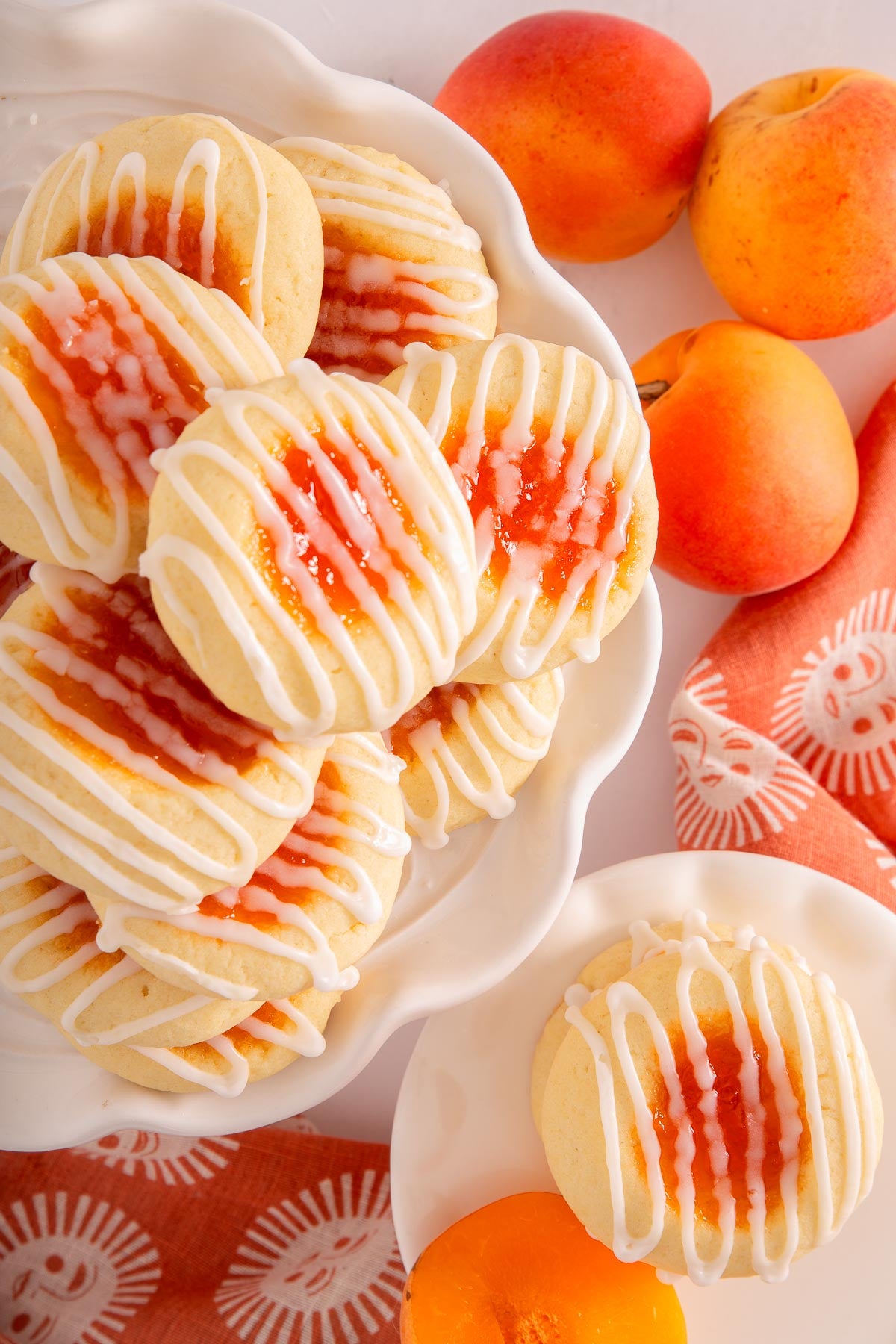 Apricot Jam & Thumbprint Cookies