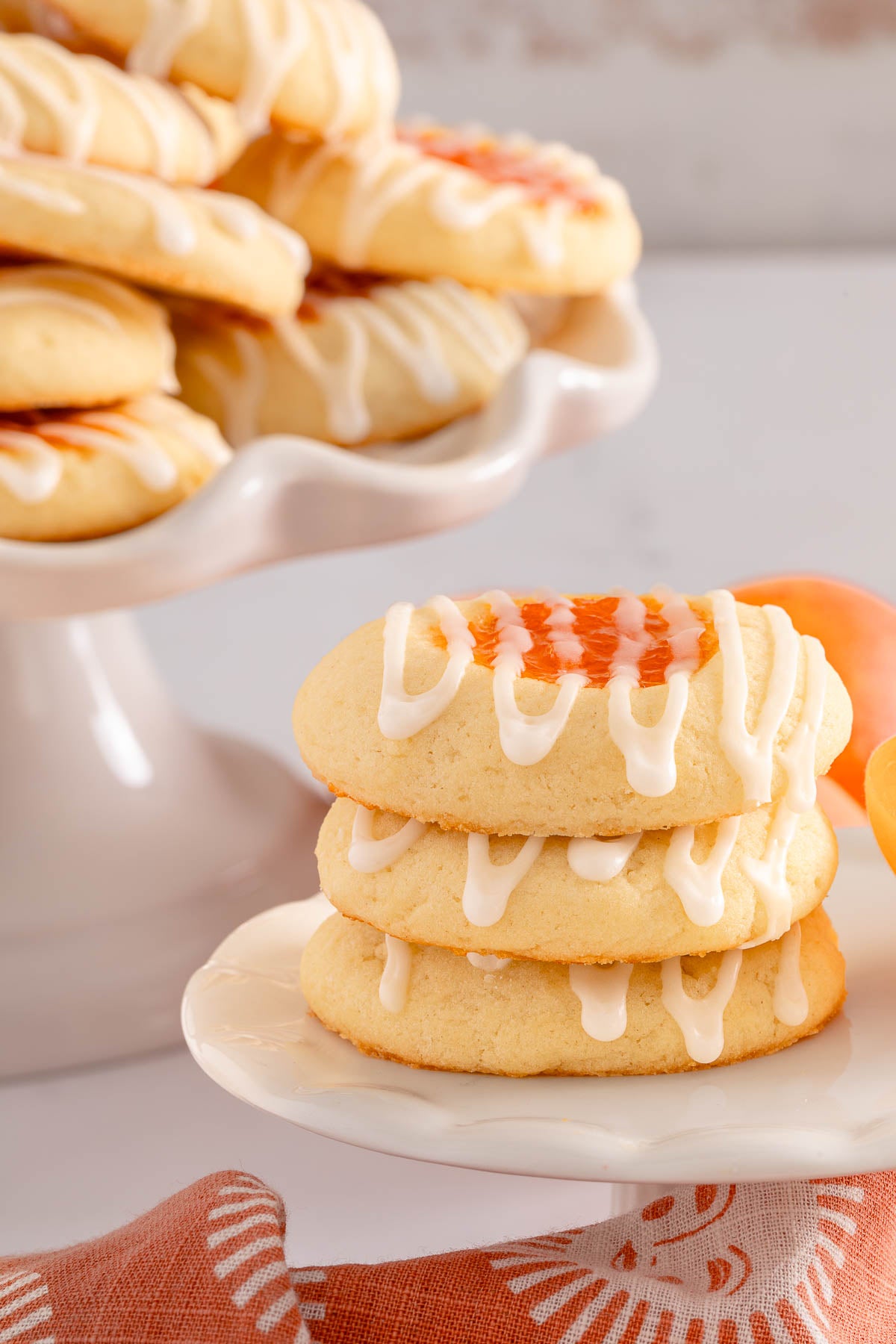 Apricot Jam & Thumbprint Cookies