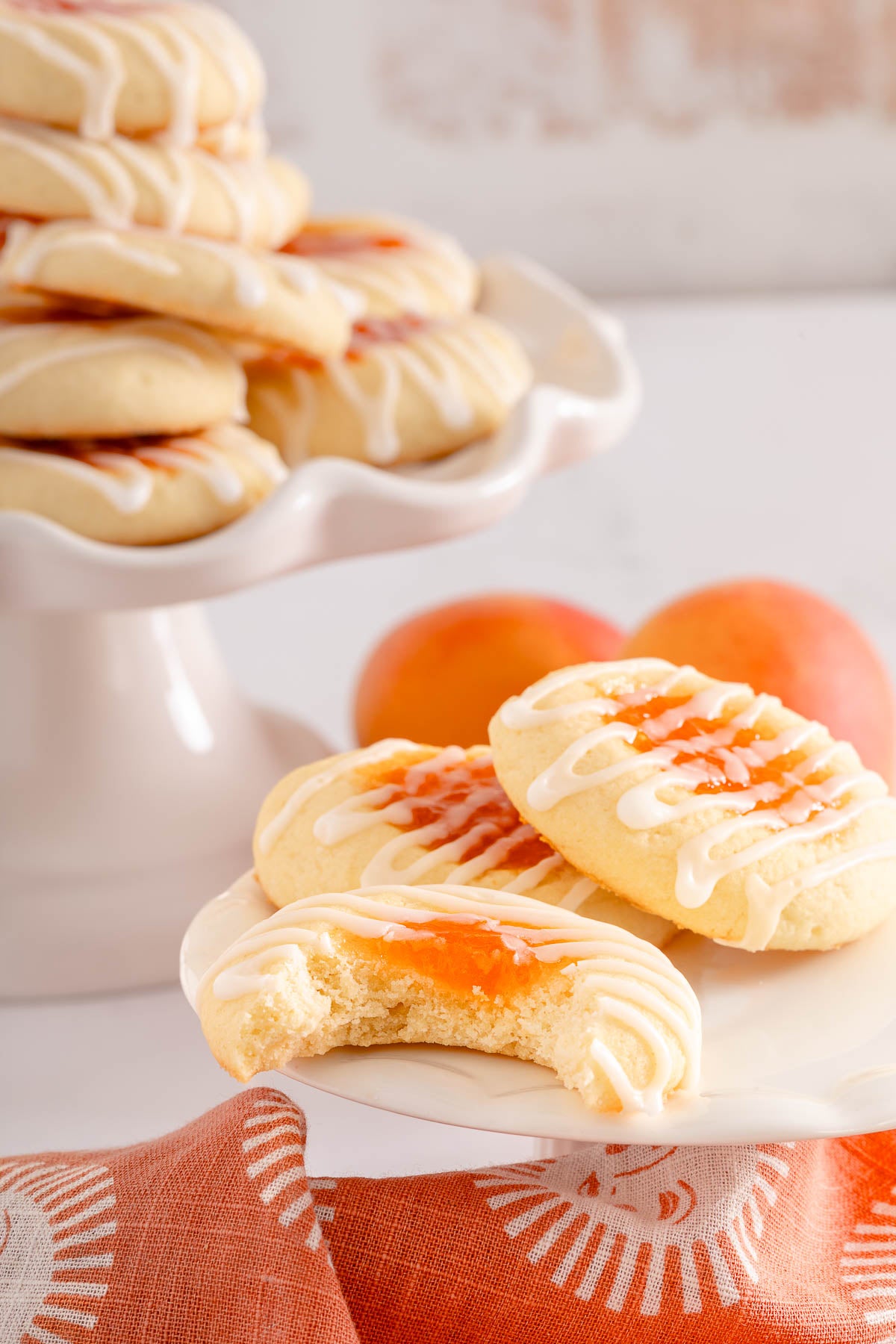 Apricot Jam & Thumbprint Cookies