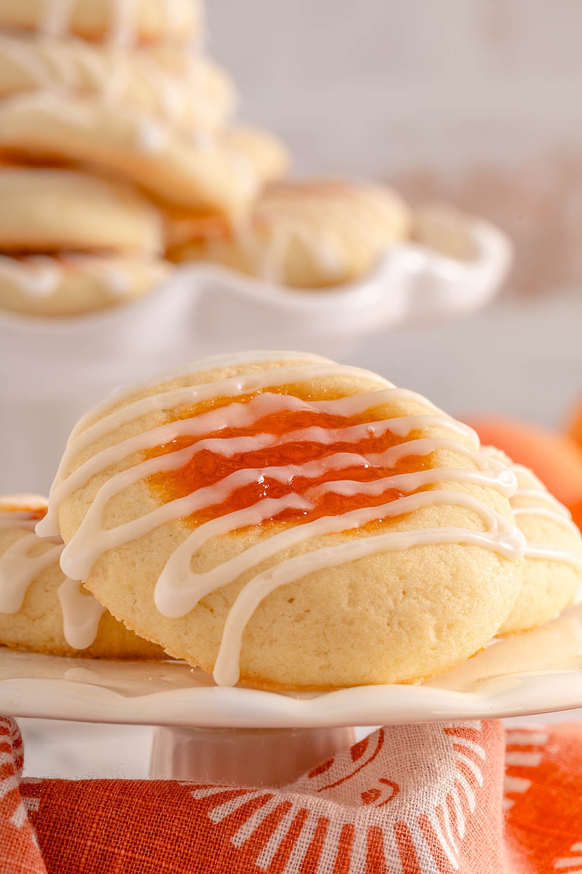 Apricot Jam & Thumbprint Cookies