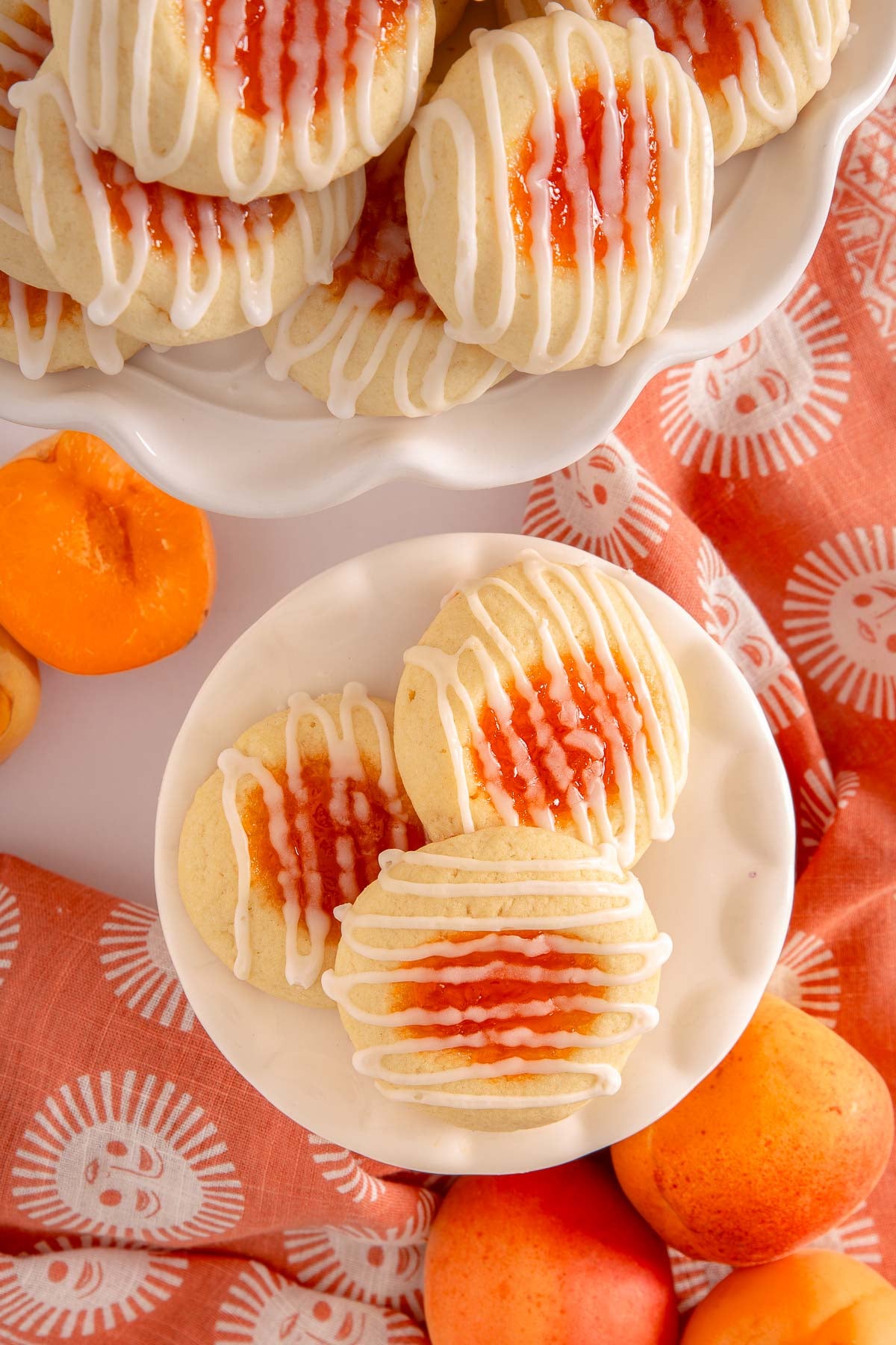 Apricot Jam & Thumbprint Cookies