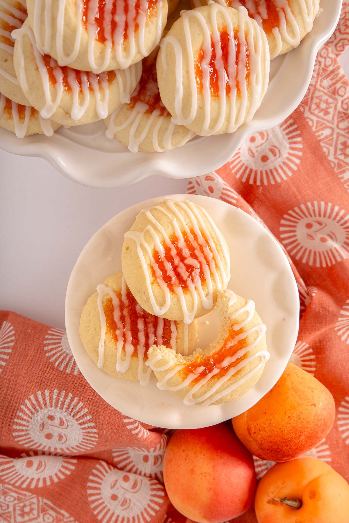 Apricot Jam & Thumbprint Cookies